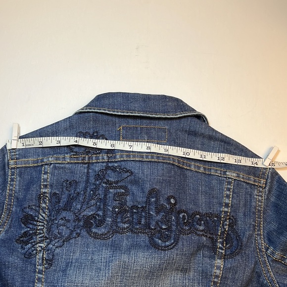 Fcuk blue Jean jacket Size 0 - Picture 8 of 9